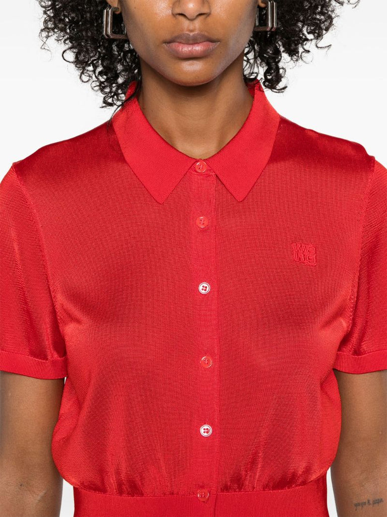 Logo-embroidered Polo Cardigan