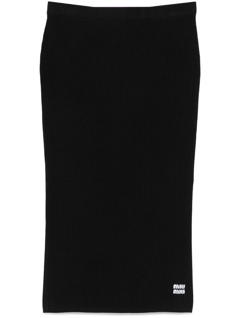 Logo-intarsia Midi Dress