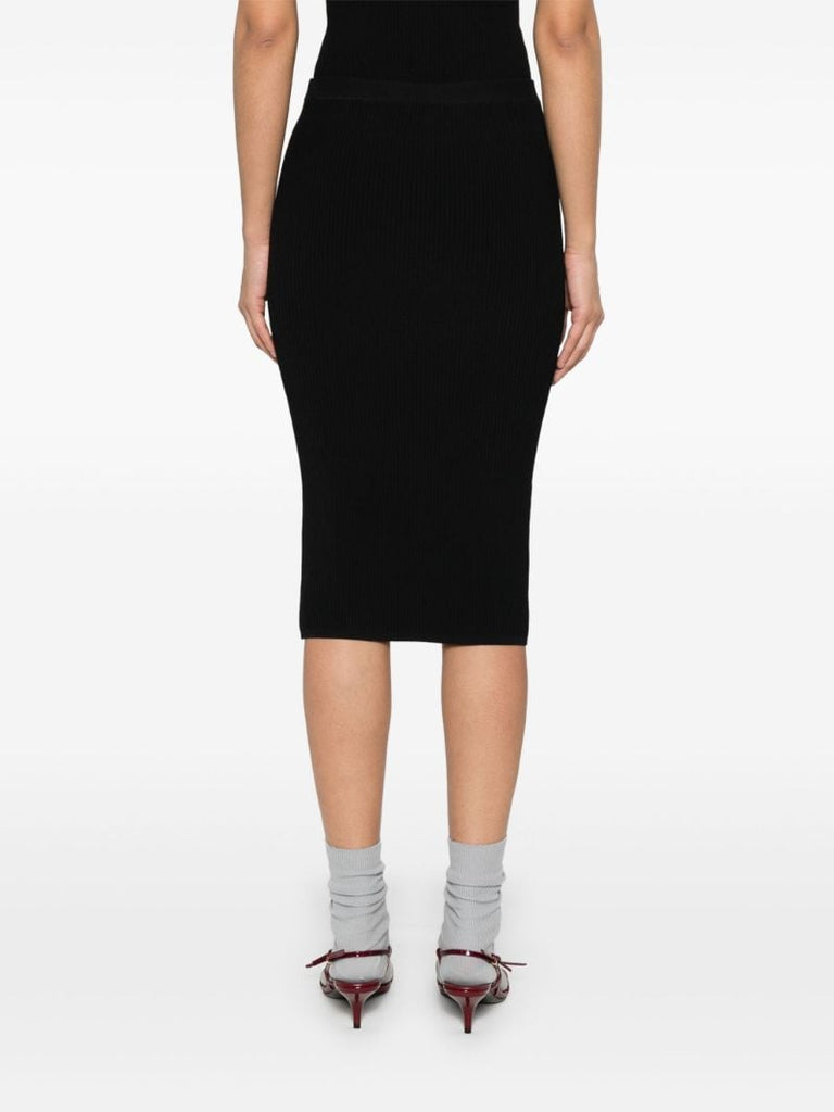 Logo-intarsia Midi Dress
