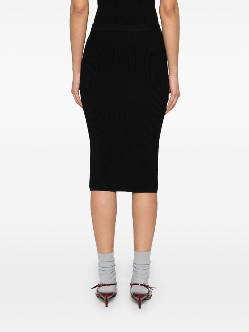 Logo-intarsia Midi Dress