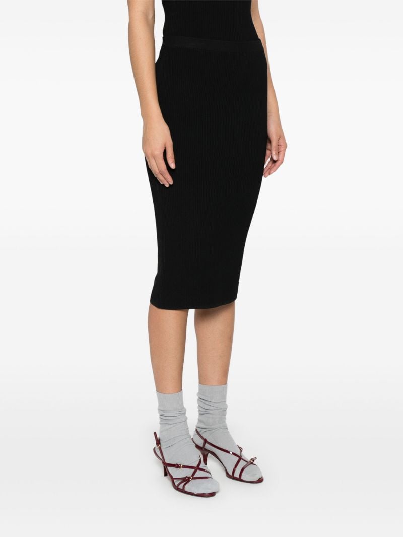 Logo-intarsia Midi Dress