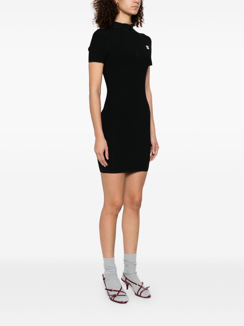 Logo-intarsia Mini Dress