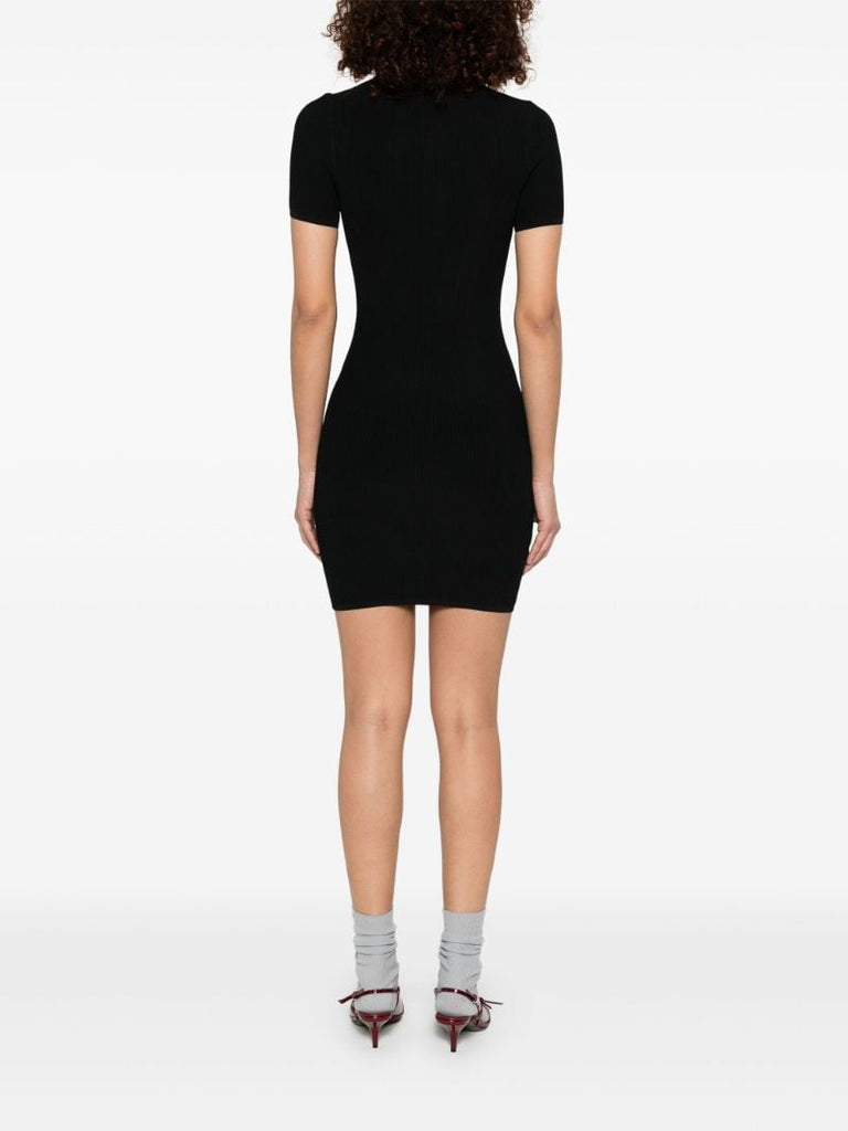 Logo-intarsia Mini Dress