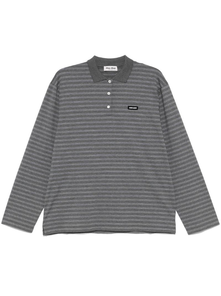 Striped Polo Top