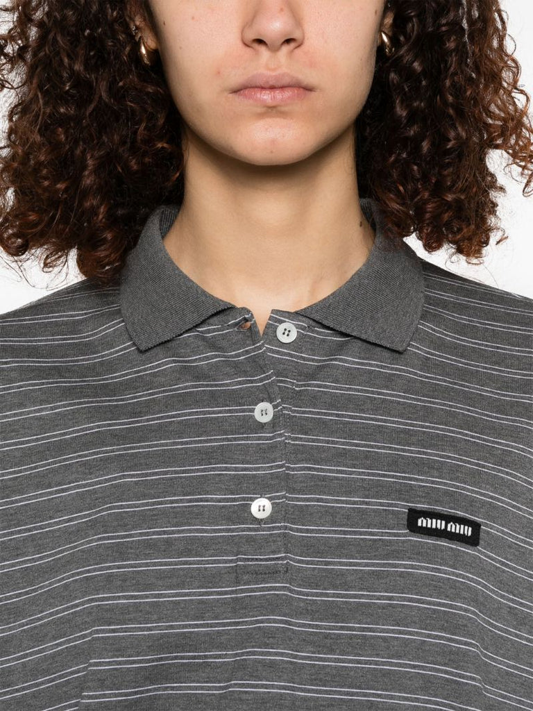 Striped Polo Top