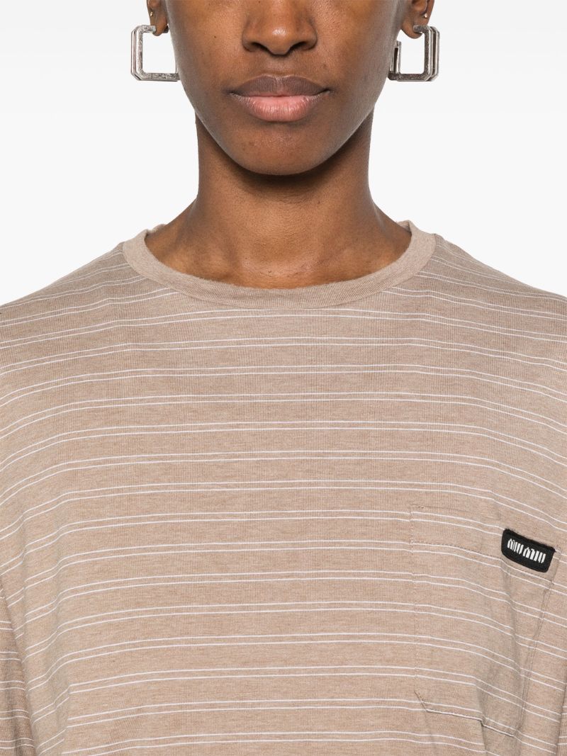 Neutrals Striped T-shirt