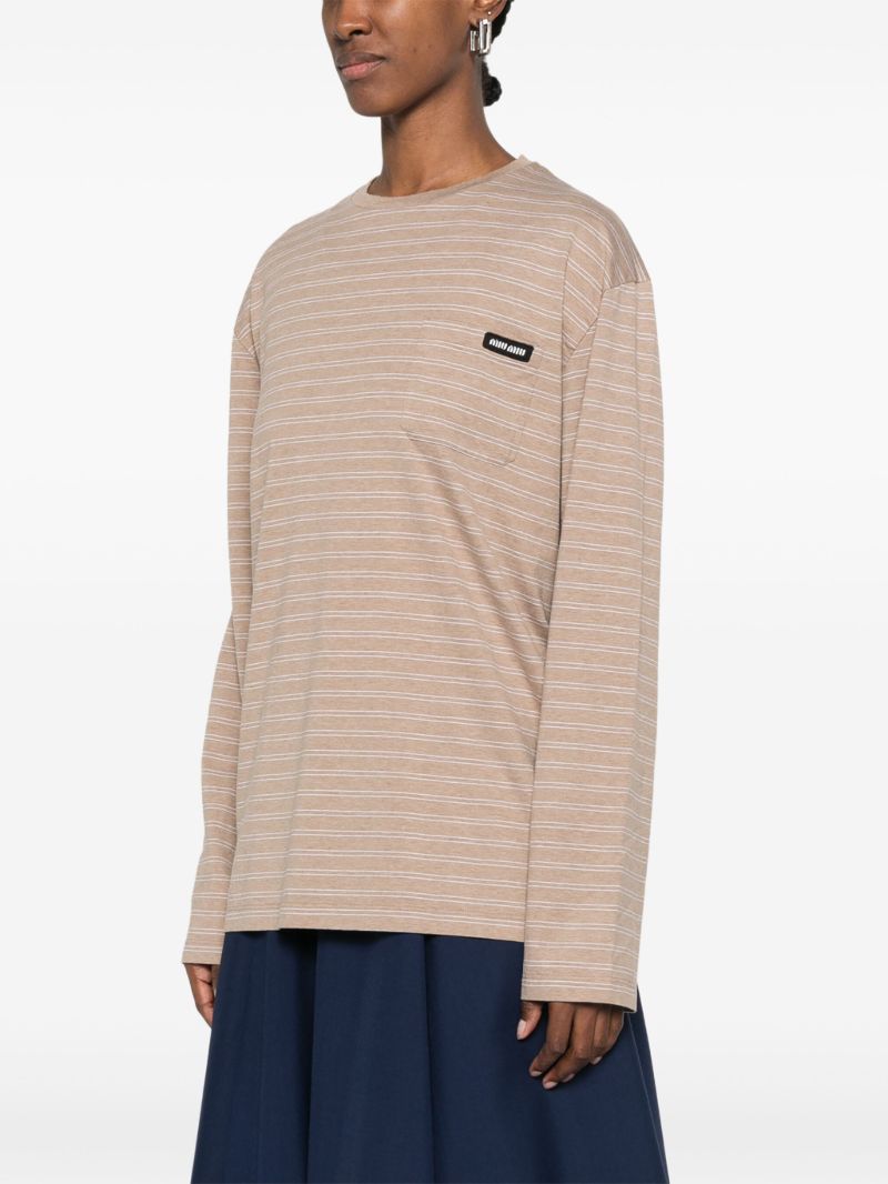 Neutrals Striped T-shirt