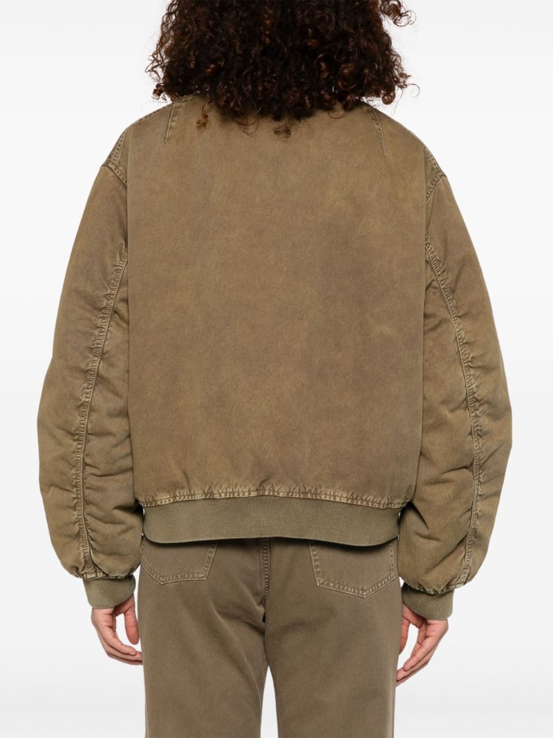 Gabardine Bomber Jacket