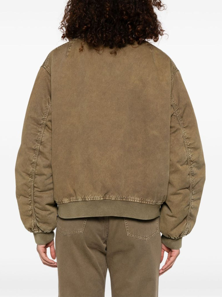 Gabardine Bomber Jacket