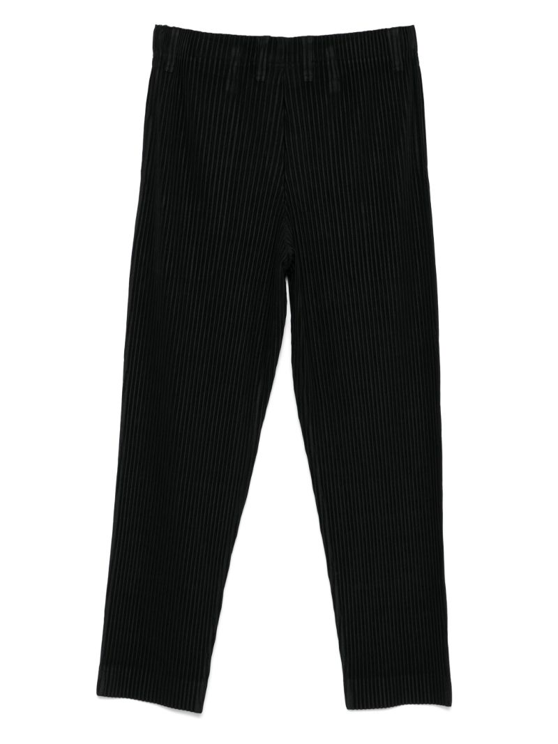 Black Pleated Trousers