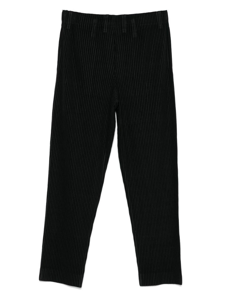 Black Pleated Trousers