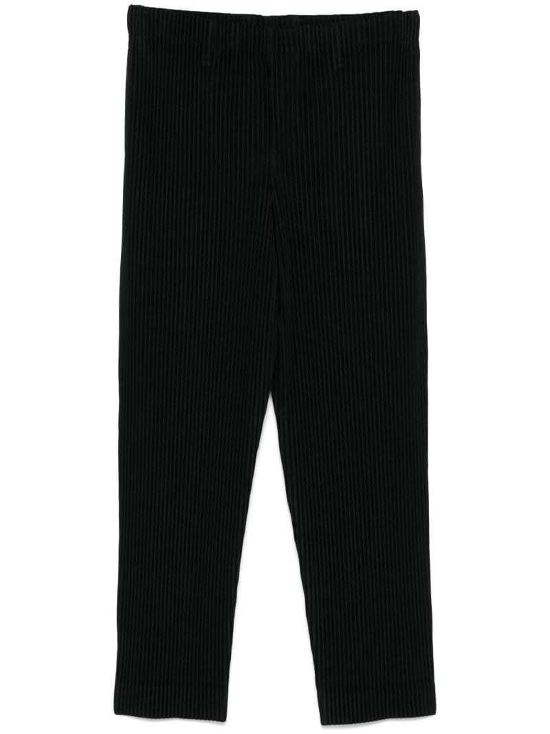 Black Pleated Trousers