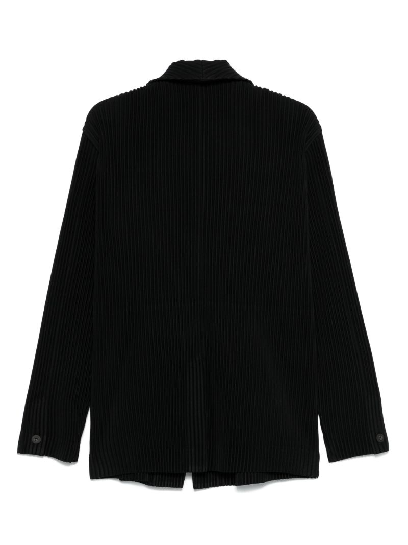 Black Pleated Blazer