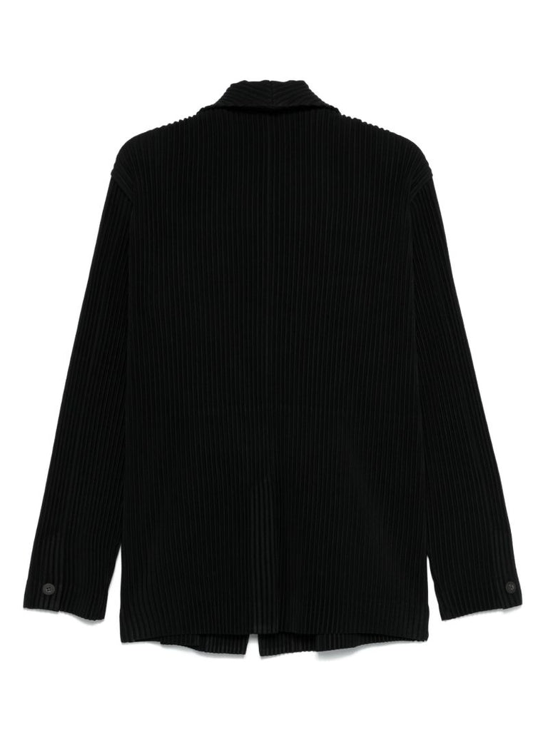 Black Pleated Blazer