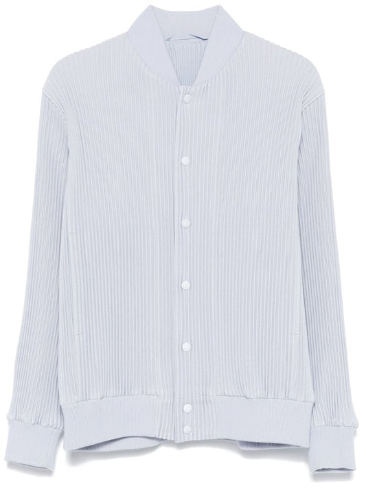 Kersey Pleats Bomber Jacket