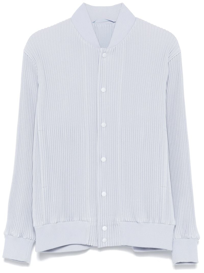 Kersey Pleats Bomber Jacket