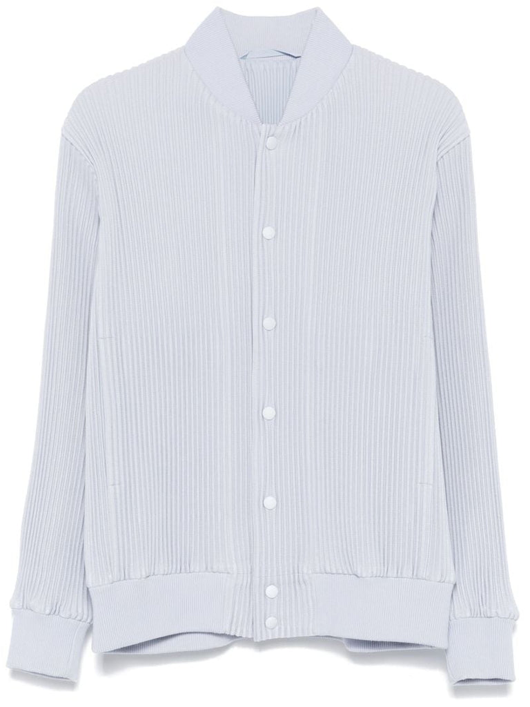 Kersey Pleats Bomber Jacket