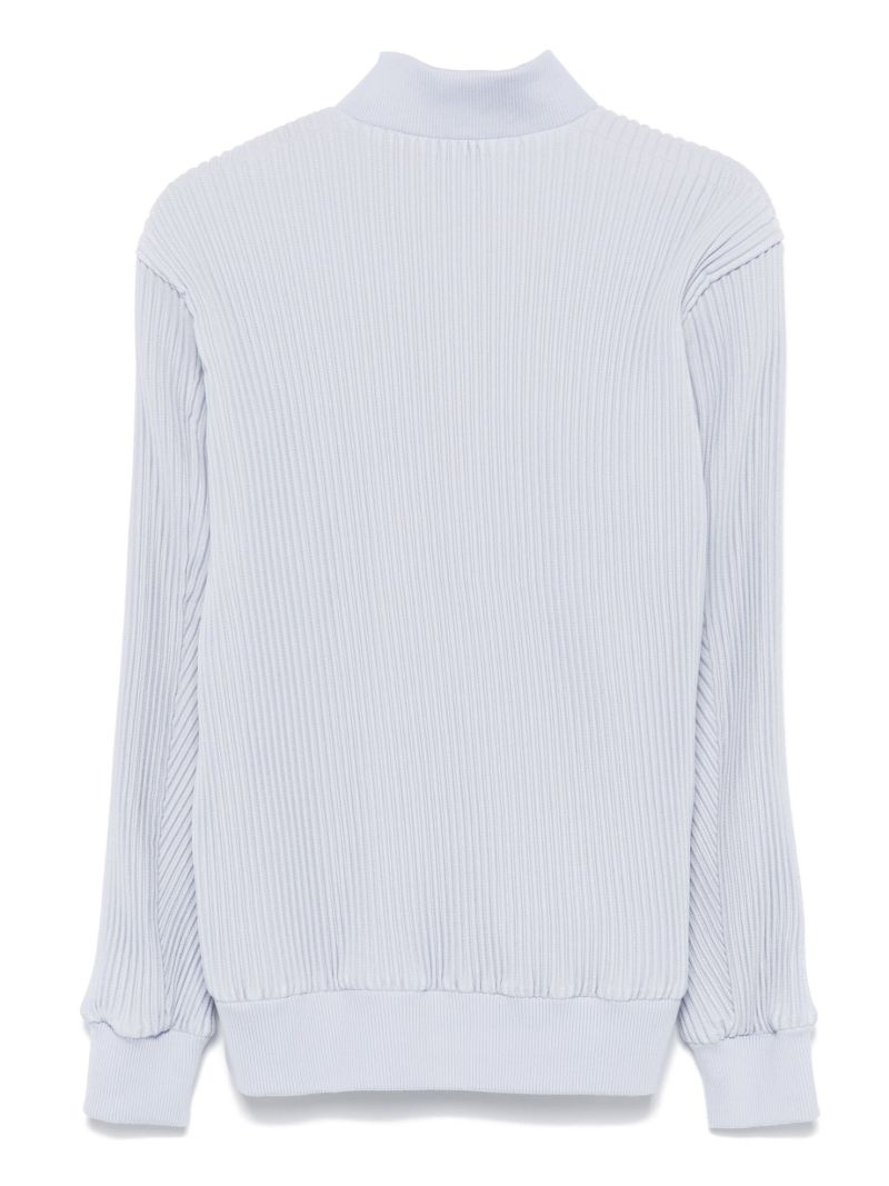 Kersey Pleats Bomber Jacket