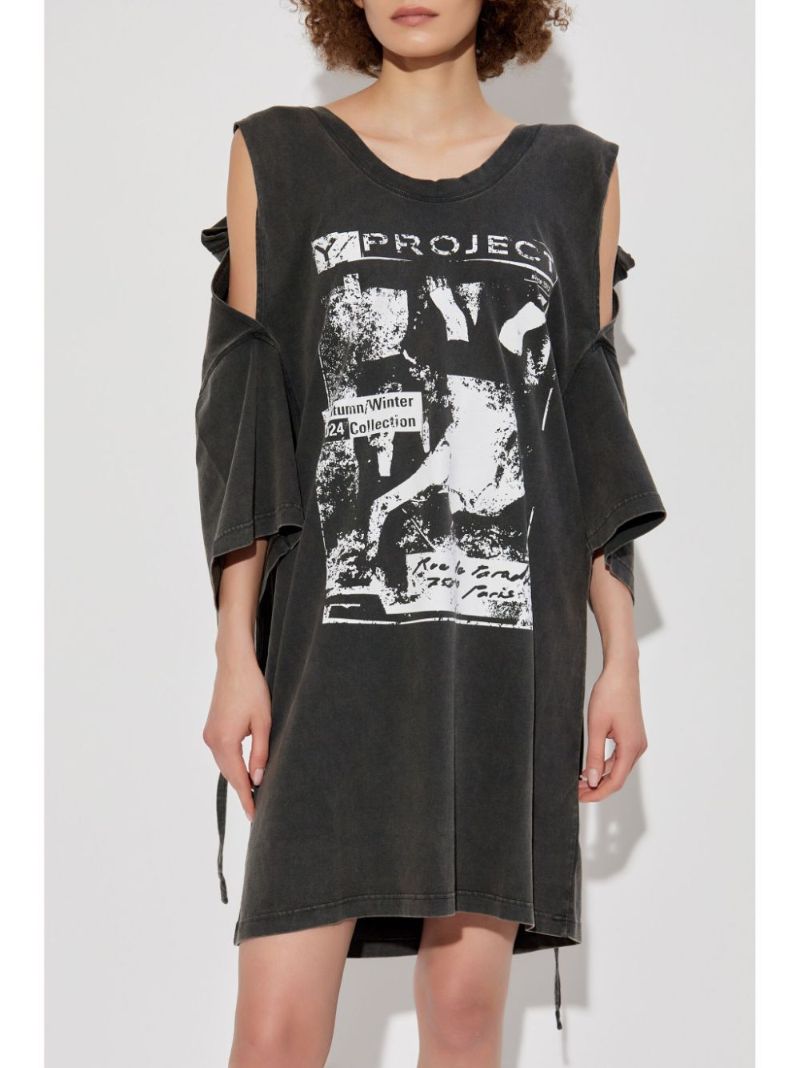 Logo Print T-shirt Dress