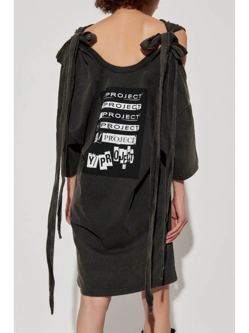 Logo Print T-shirt Dress