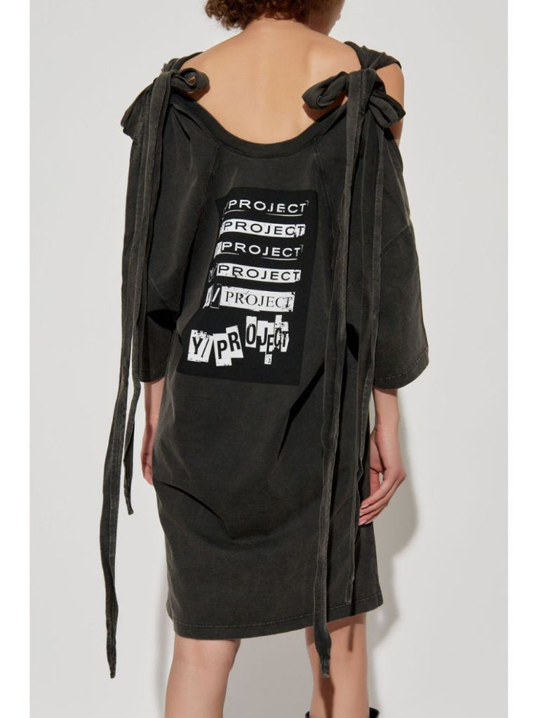 Logo Print T-shirt Dress