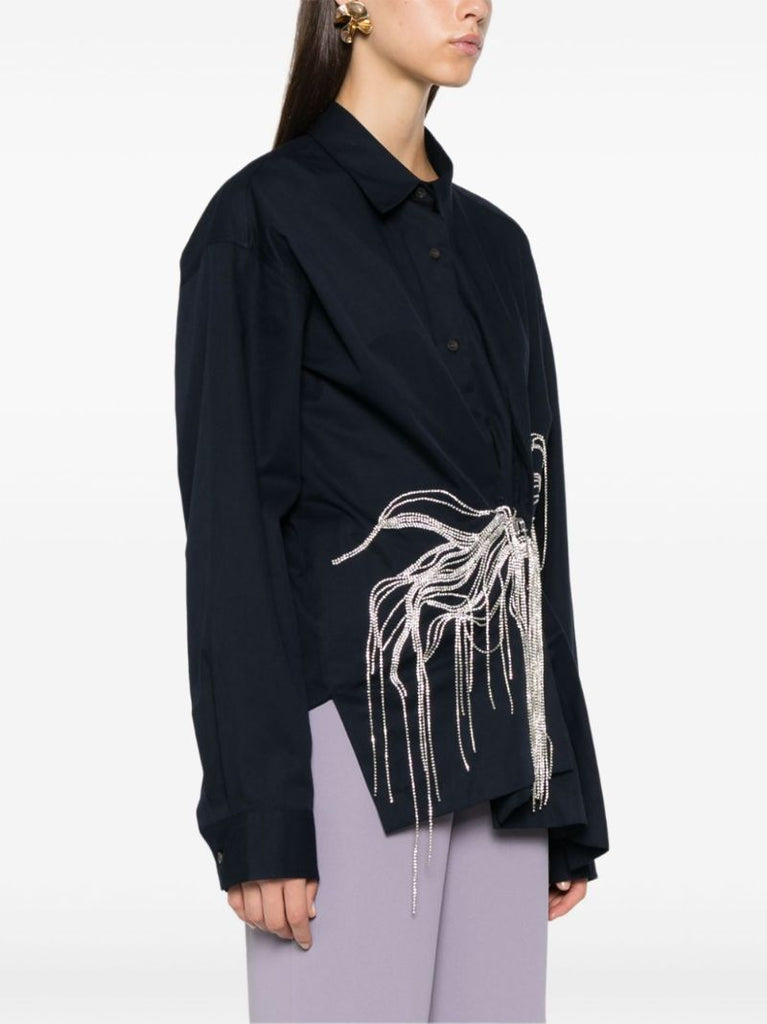 Rhinestone-appliquÃ_x0083_Â© Shirt