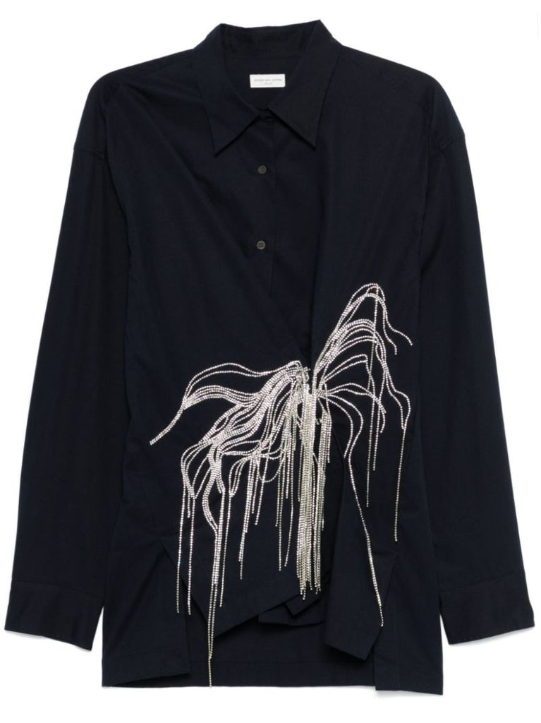 Rhinestone-appliquÃ_x0083_Â© Shirt