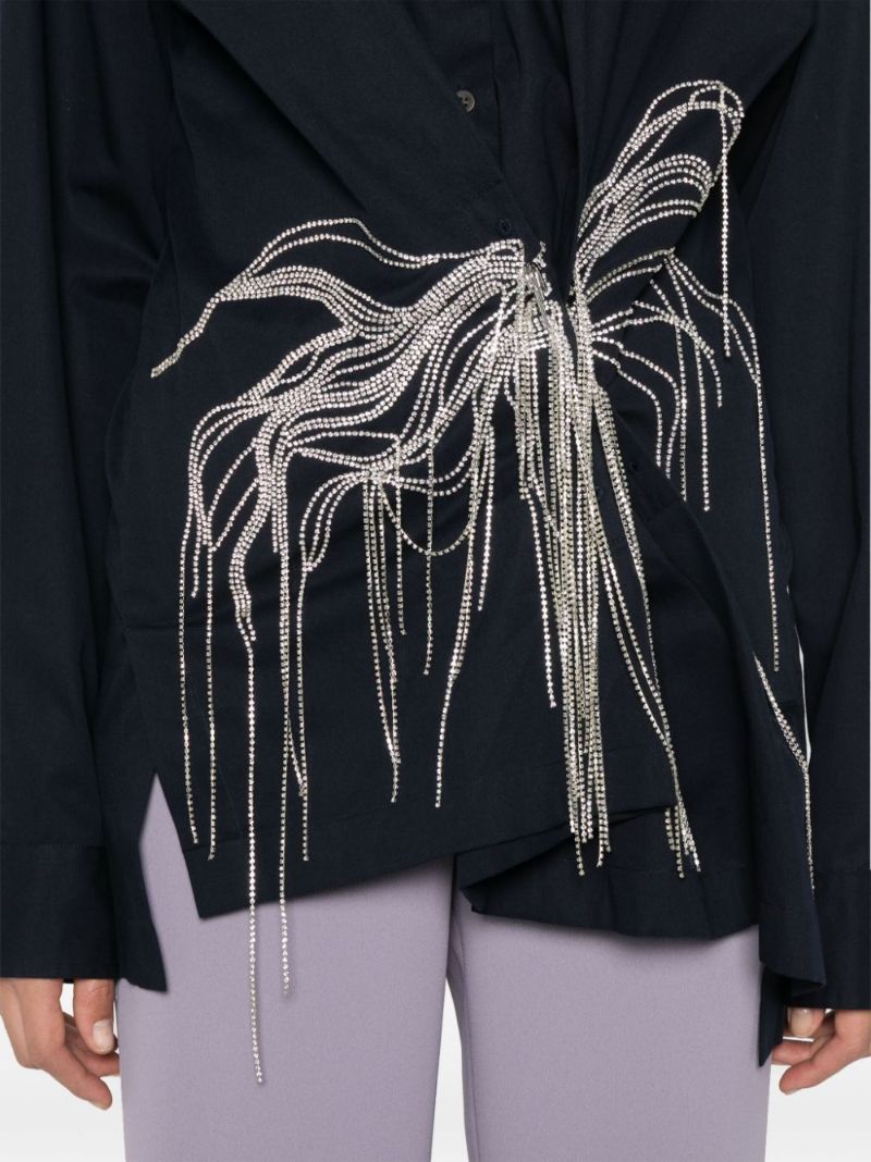 Rhinestone-appliquÃ_x0083_Â© Shirt