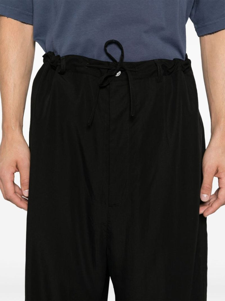 Drawstring Wide-legged Trousers