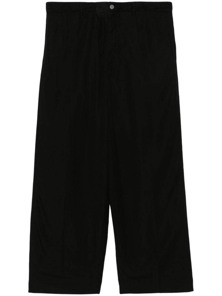 Drawstring Wide-legged Trousers