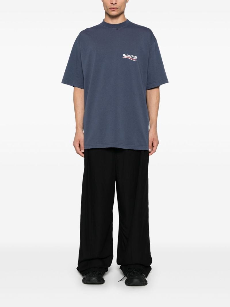 Drawstring Wide-legged Trousers