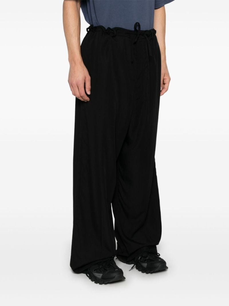 Drawstring Wide-legged Trousers