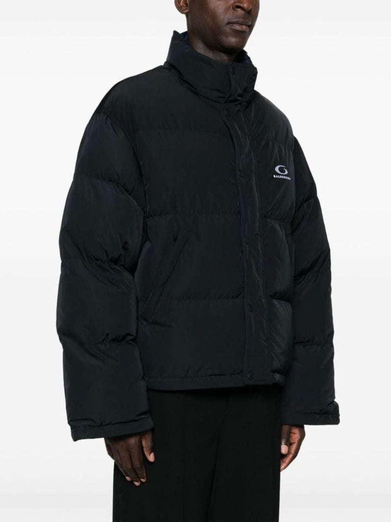 Logo-embroidered Reversible Puffer Jacket