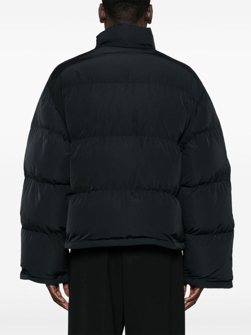Logo-embroidered Reversible Puffer Jacket
