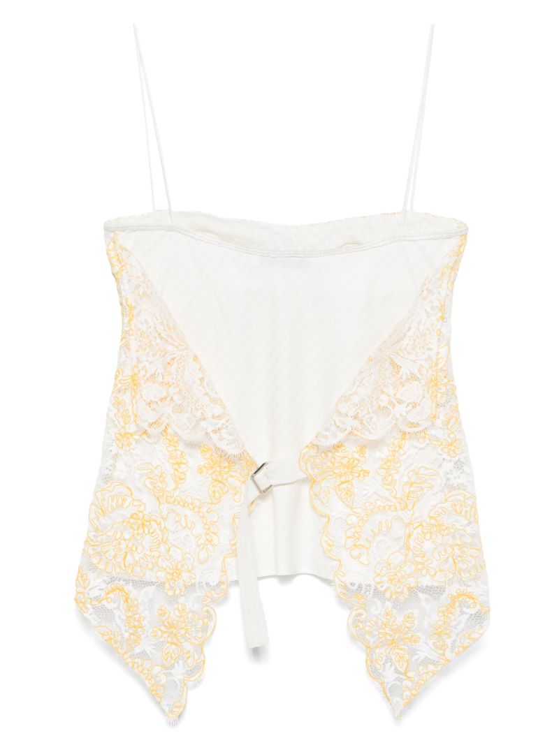 Yellow Lace Camisole