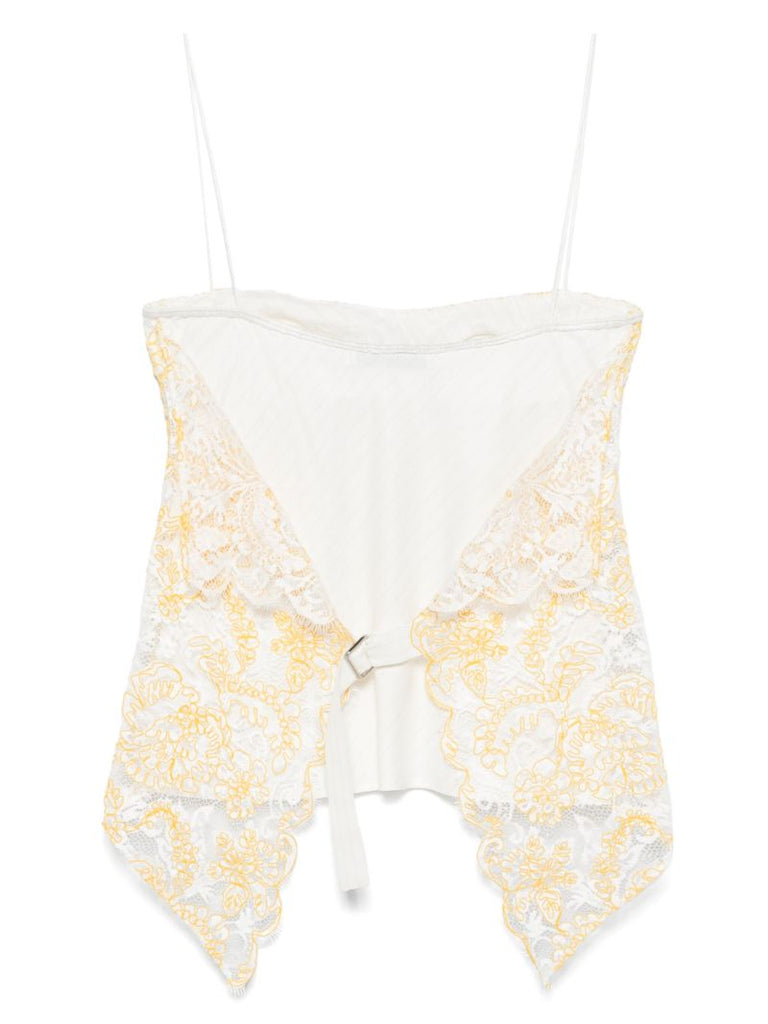 Yellow Lace Camisole