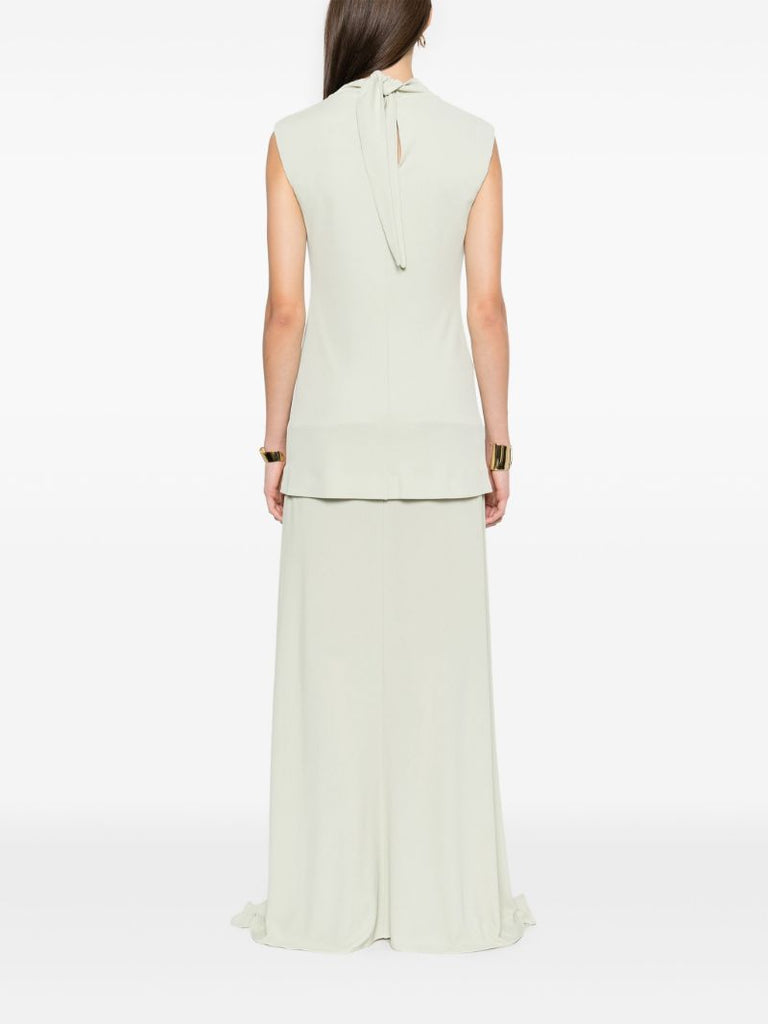 Crepe Maxi Dress