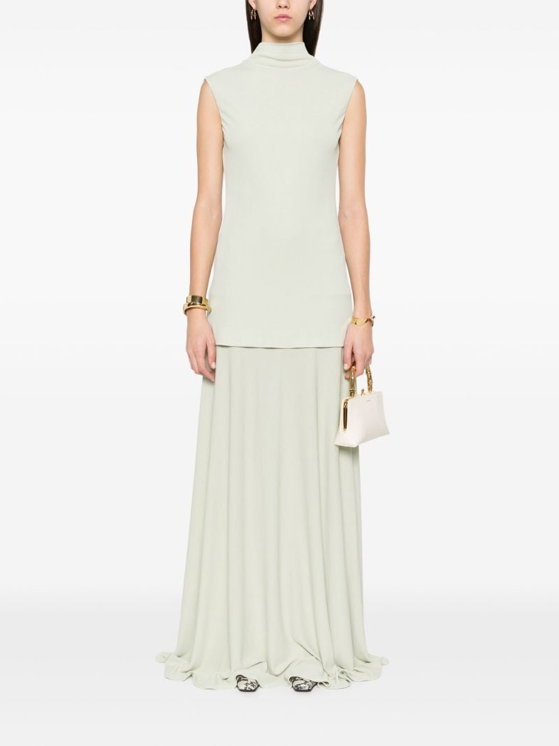 Crepe Maxi Dress