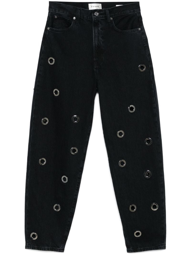 Narrow Grommet Jeans