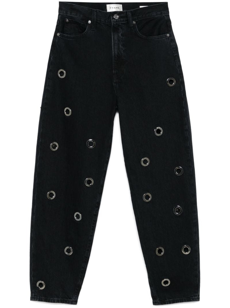 Narrow Grommet Jeans