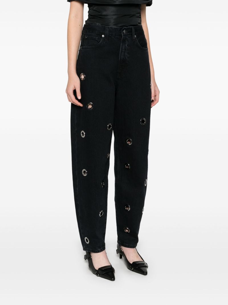 Narrow Grommet Jeans