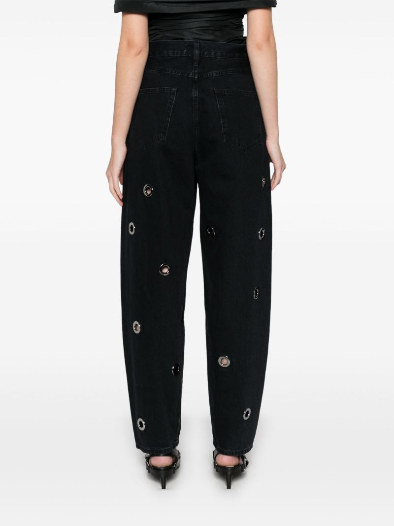 Narrow Grommet Jeans