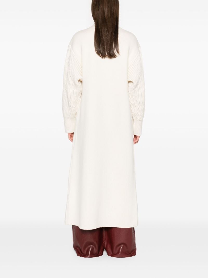 Fringed Wool Coat