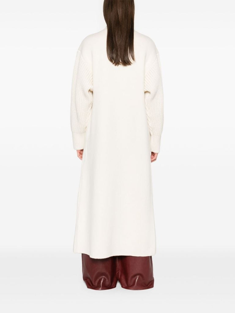 Fringed Wool Coat