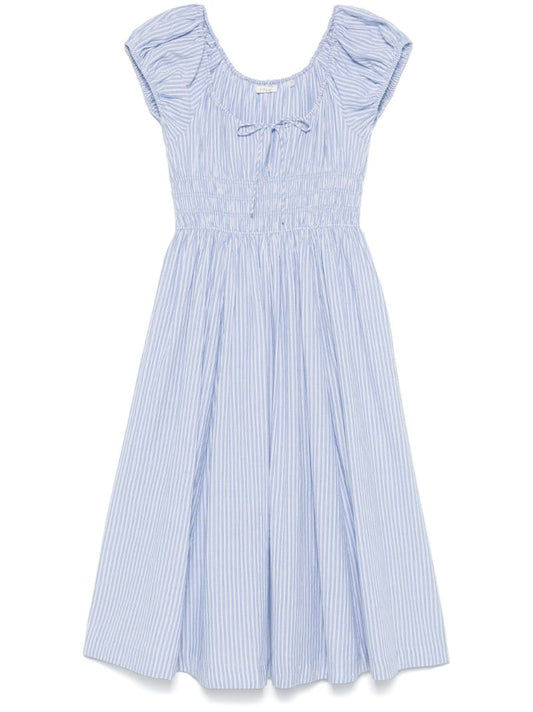 Blue Striped Dress