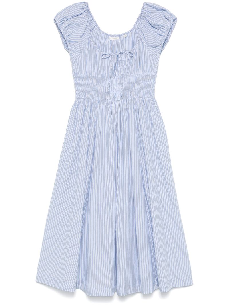 Blue Striped Dress