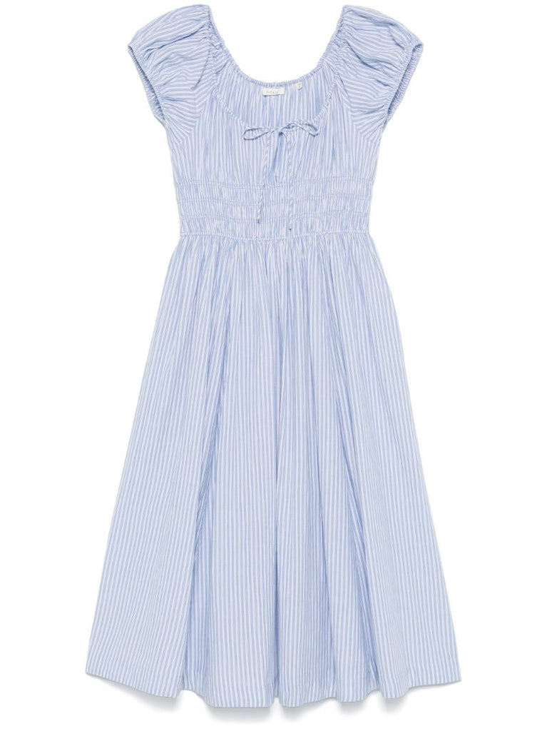 Blue Striped Dress