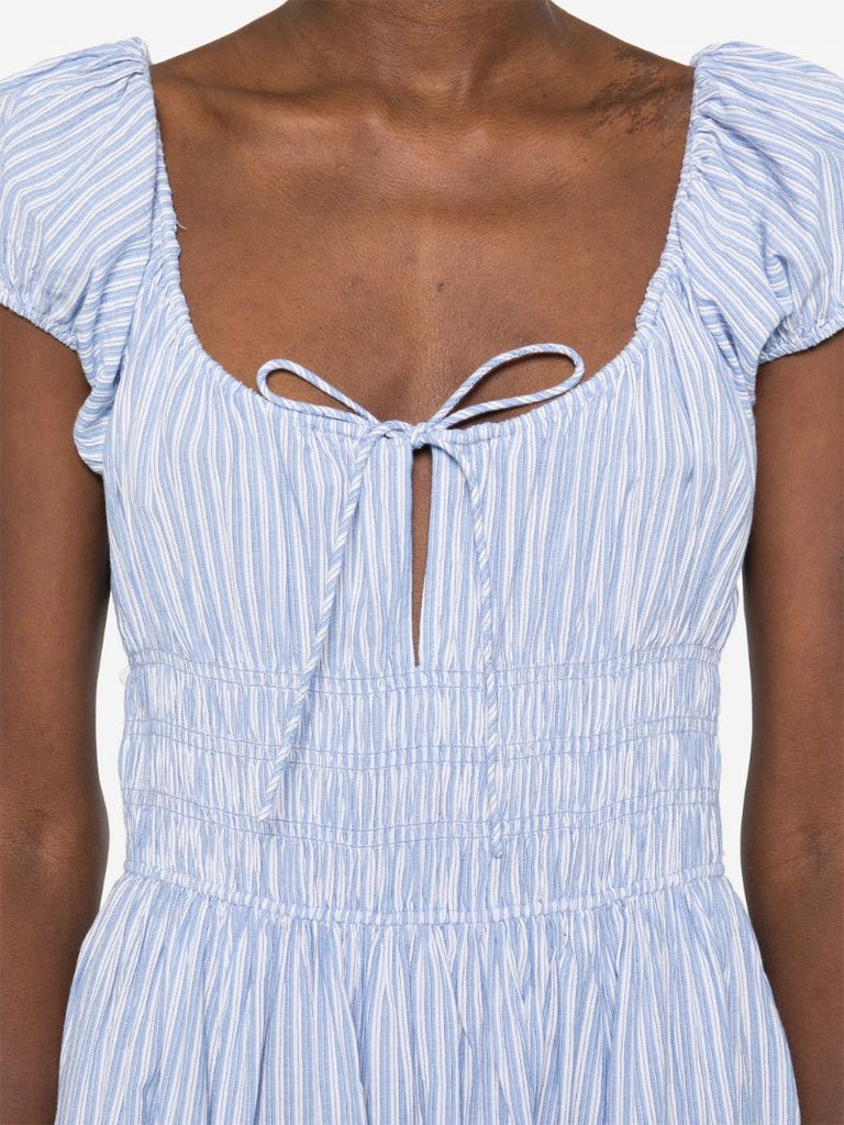 Blue Striped Dress