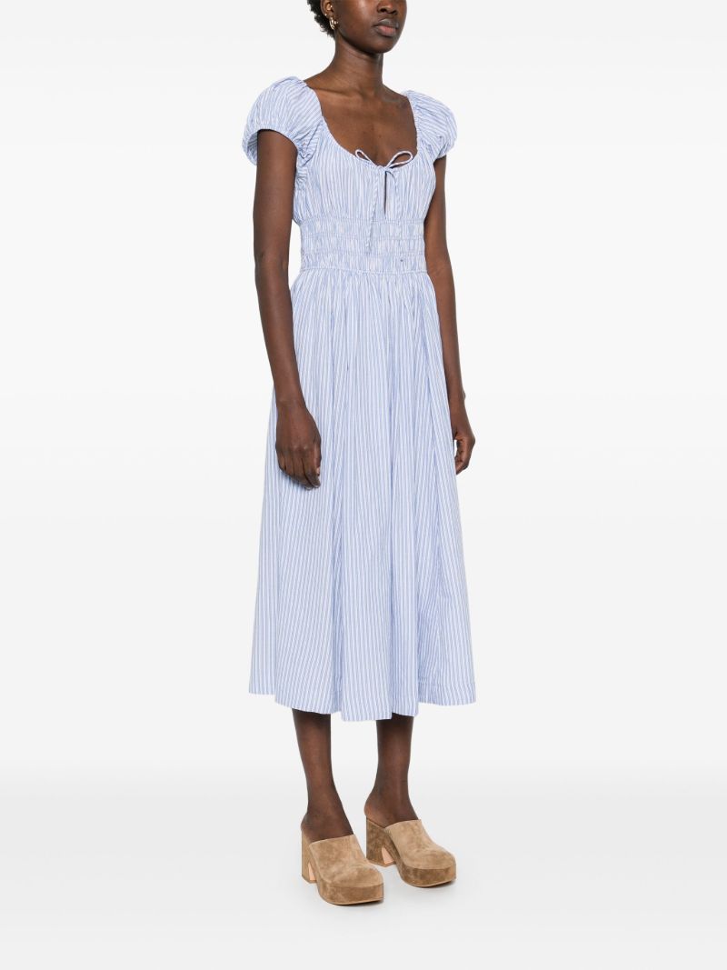 Blue Striped Dress