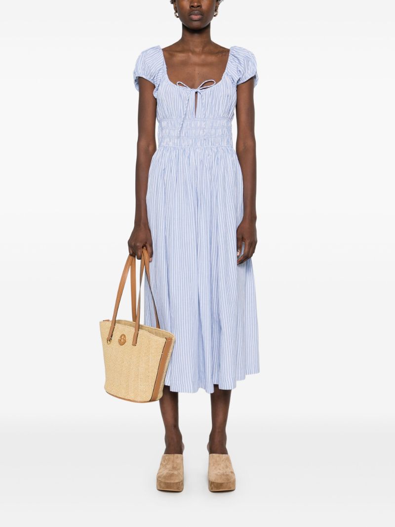 Blue Striped Dress